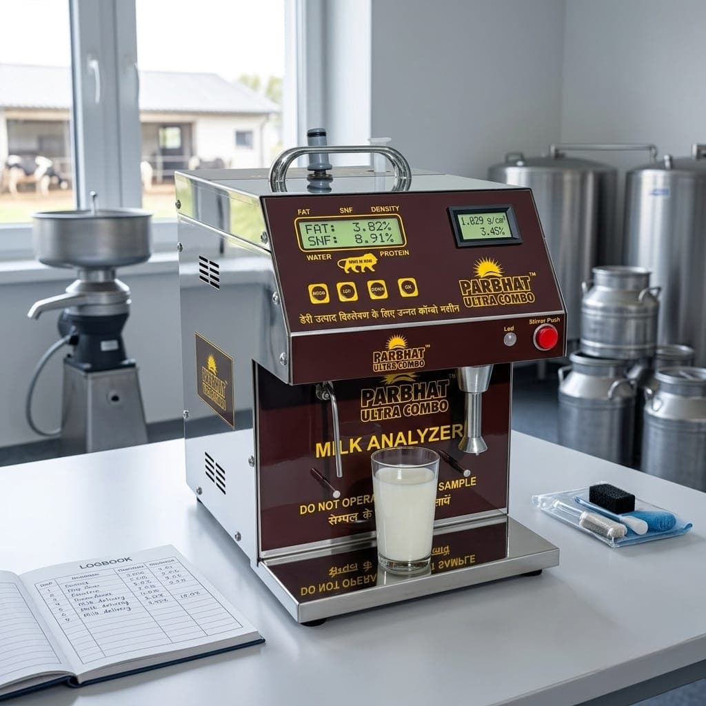 Parbhat ultrasonic milk analyzer for dairy laboratories